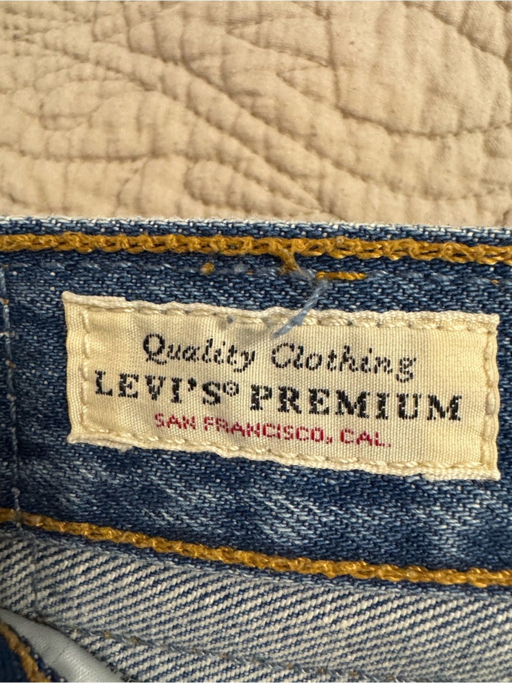 Levi's Light Blue Distressed Wide-Leg Culotte‎ Jeans - Picture 2 of 6